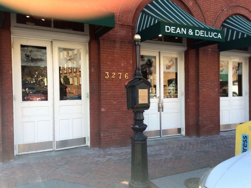 Georgetown's First Market Marker image. Click for full size.