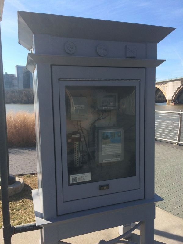 Streamgage. Click for full size. Streamgage image. Click for full size.