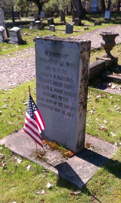 Jacksonville Cemetery Veterans Memorial Marker. Click for full size. Jacksonville Cemetery Veterans Memorial Marker image. Click for full size.