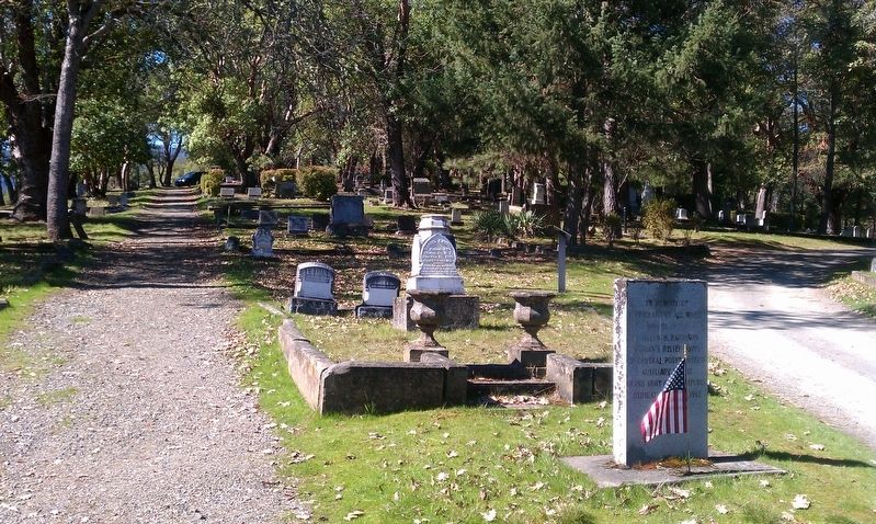 Jacksonville Cemetery Veterans Memorial Marker image. Click for full size.
