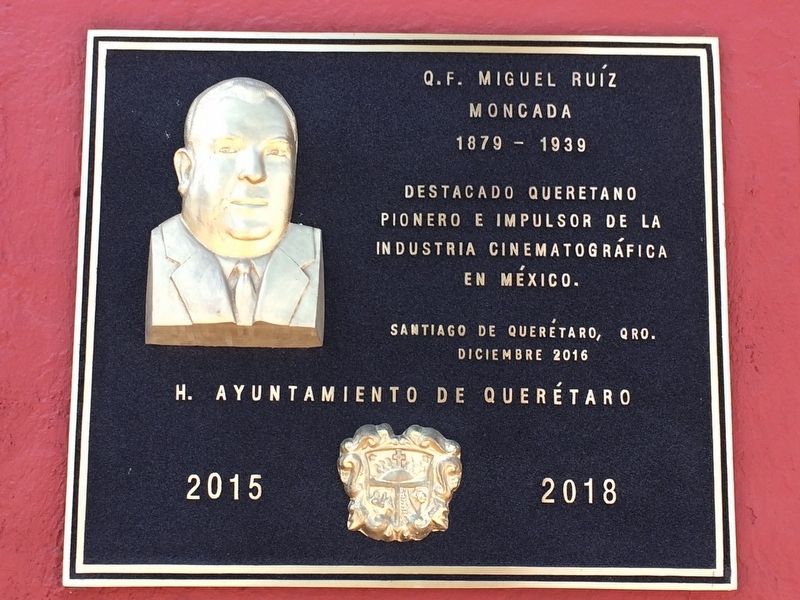 Miguel Ruíz Moncada Marker. Click for full size. Miguel Ruíz Moncada Marker image. Click for full size.