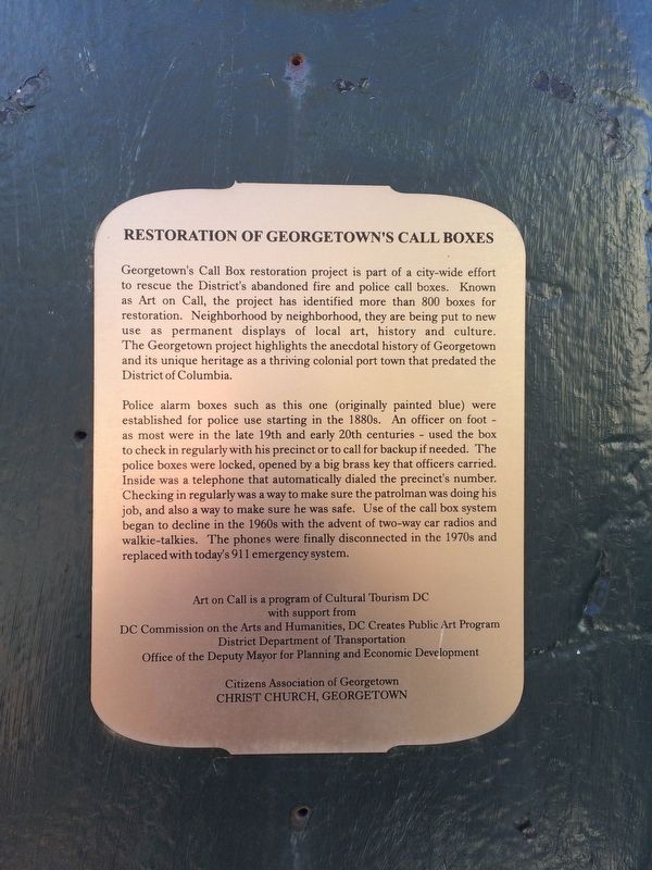 A Georgetown "Cathedral" Marker image. Click for full size.