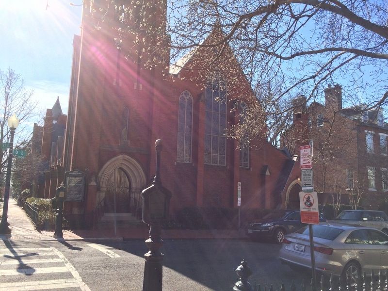 A Georgetown "Cathedral" Marker image. Click for full size.
