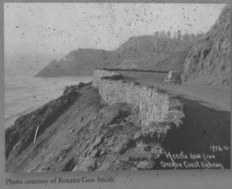 Oregon Coast Highway c1936 image. Click for full size.