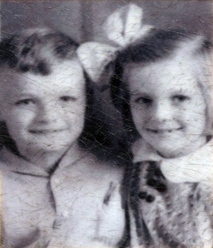John Barth and his twin sister, Jill image. Click for full size.
