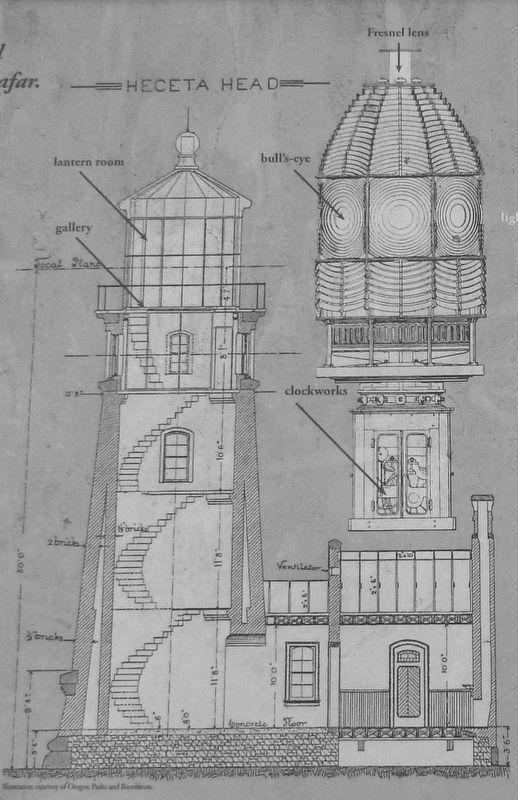 Marker detail: Lighthouse Schematic image. Click for full size.