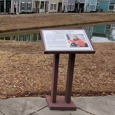 Colonel Curtis L. Brown NASA Astronaut Marker image. Click for full size.