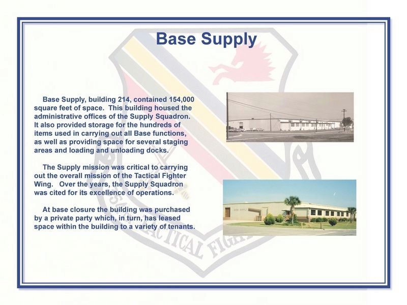 Base Supply Marker image. Click for full size.