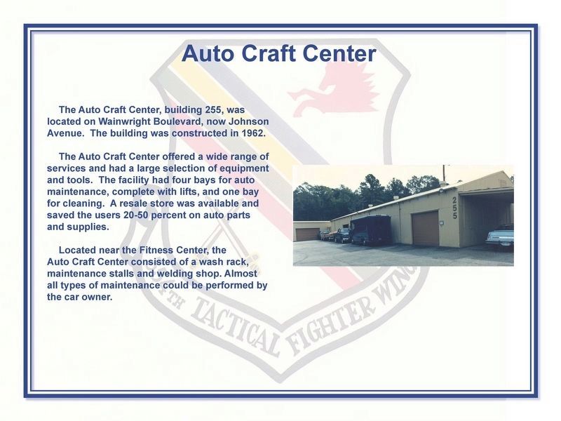 Auto Craft Center Marker image. Click for full size.