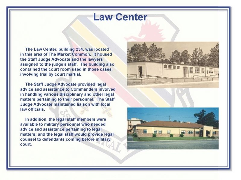 Law Center Marker image. Click for full size.