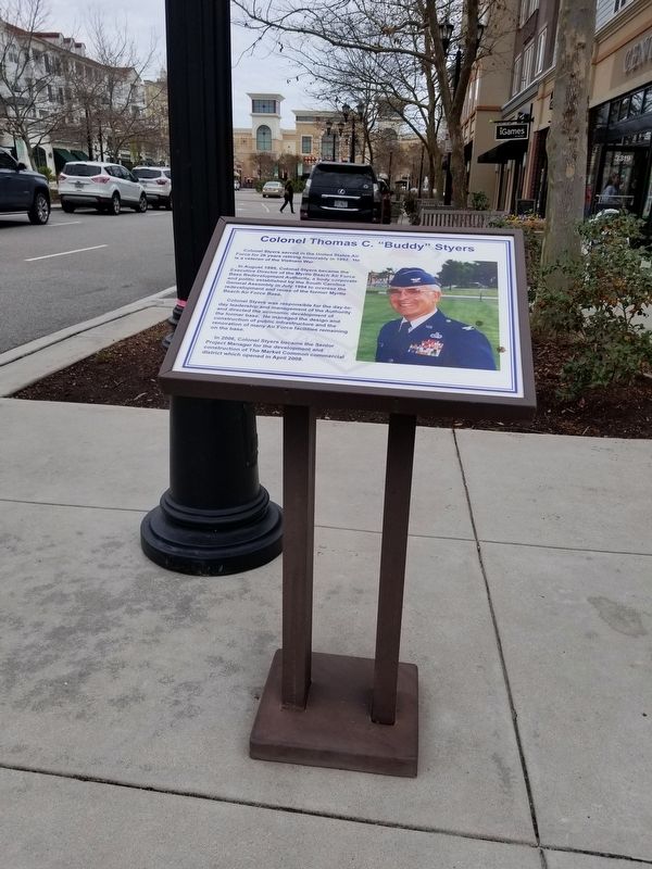 Colonel Thomas C. “Buddy” Styers Marker image. Click for full size.