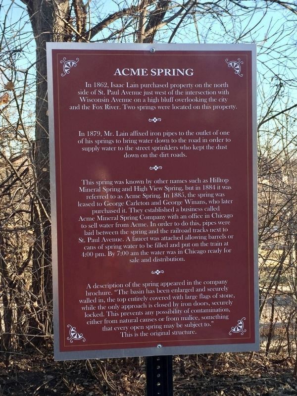 Acme Spring Marker image. Click for full size.