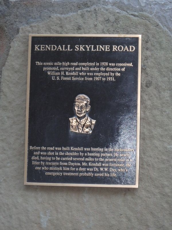 Kendall Skyline Road Marker image. Click for full size.