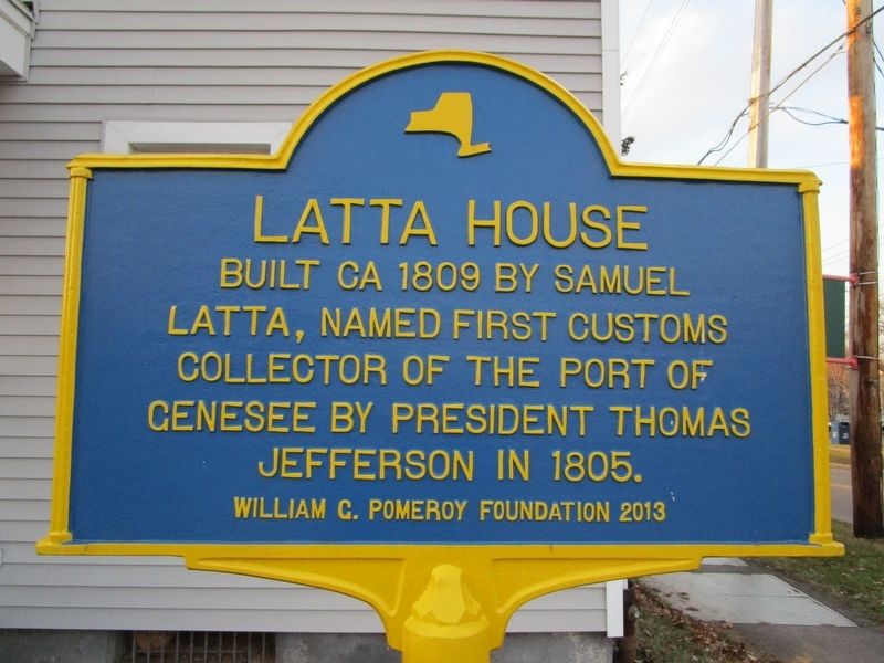 Latta House Marker image. Click for full size.