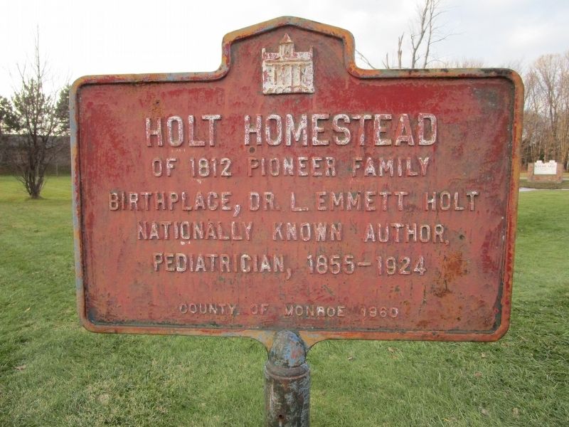 Holt Homestead Marker image. Click for full size.