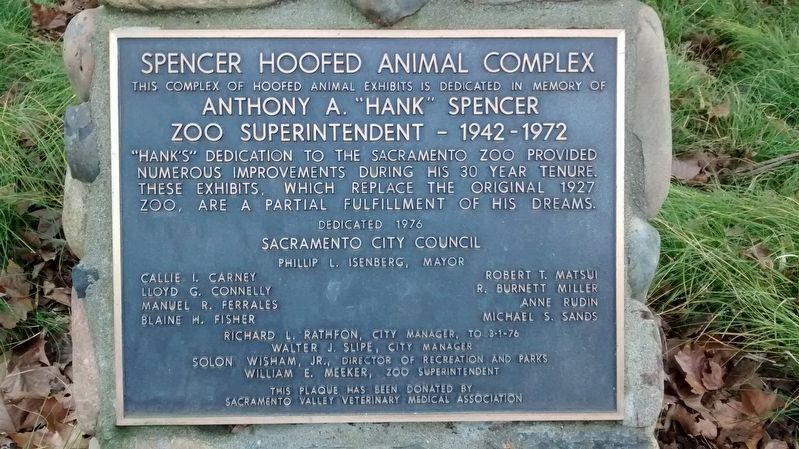Spencer Hoofed Animal Complex Marker. Click for full size. Spencer Hoofed Animal Complex Marker image. Click for full size.