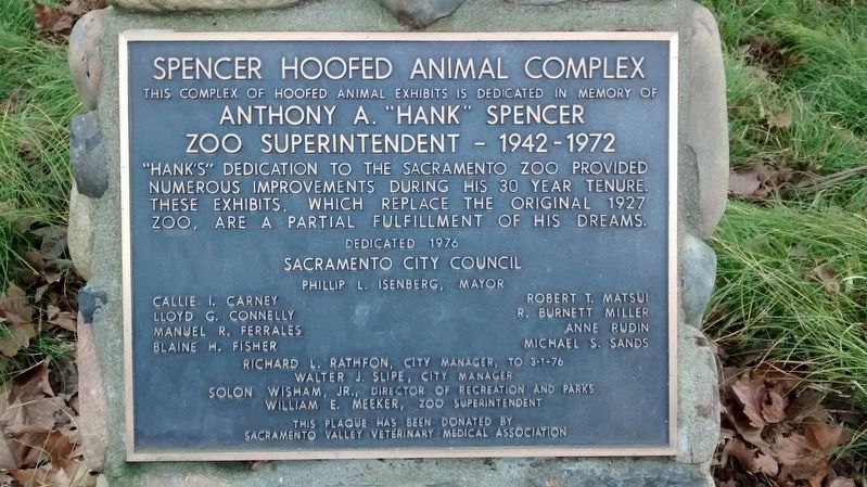 Spencer Hoofed Animal Complex Marker image. Click for full size.