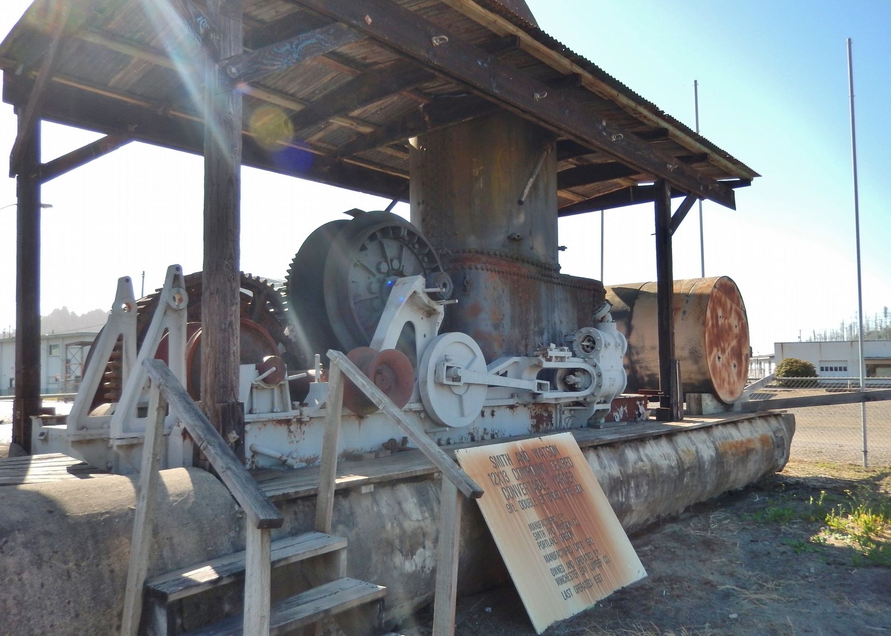 Steam Donkey (<i>view from marker</i>) image. Click for full size.