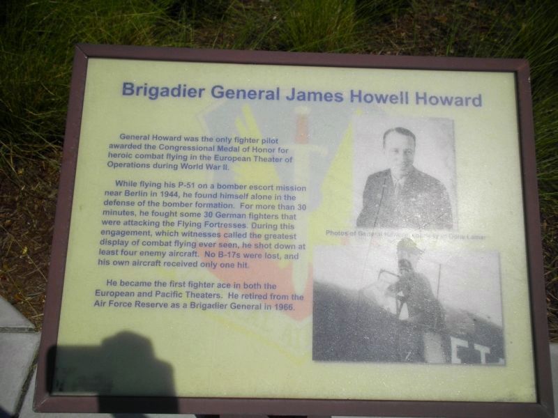 Brigadier General James Howell Howard Marker image. Click for full size.
