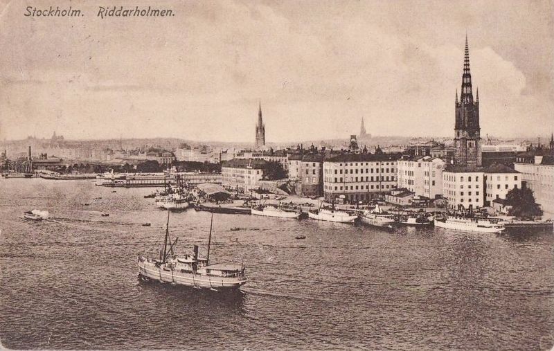 <i>Stockholm. Riddarholmen.</i>. Click for full size. <i>Stockholm. Riddarholmen.</i> image. Click for full size.