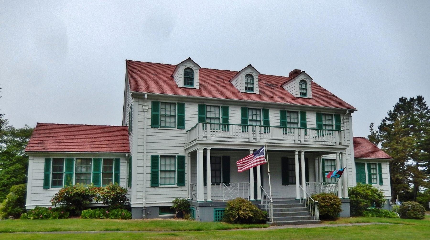 U.S.C.G. Station Umpqua River (<i>east side view</i>). Click for full size. U.S.C.G. Station Umpqua River (<i>east side view</i>) image. Click for full size.