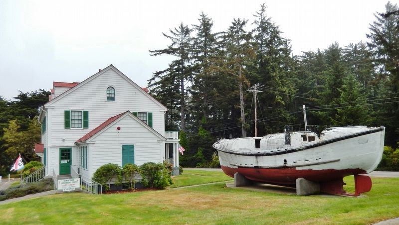 U.S.C.G. Station Umpqua River (<i>south side view</i>). Click for full size. U.S.C.G. Station Umpqua River (<i>south side view</i>) image. Click for full size.