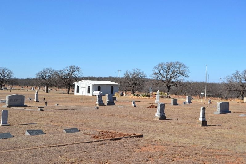 Oakwood Cemetery near Marker image. Click for full size.