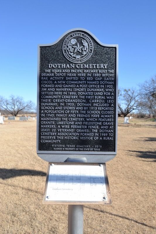 Dothan Cemetery Marker image. Click for full size.
