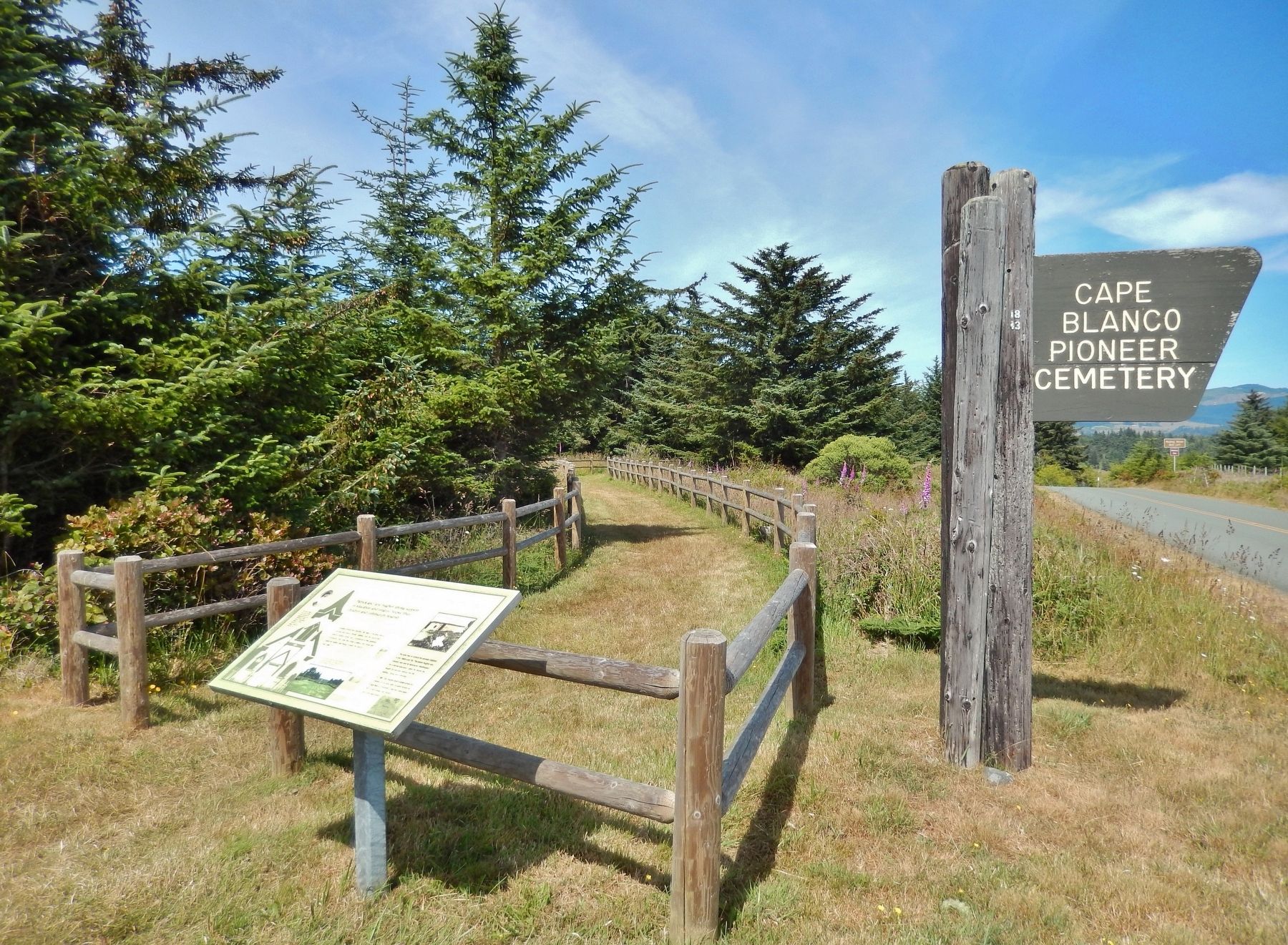Building Community Cornerstones Marker (<i>wide view</i>). Click for full size. Building Community Cornerstones Marker (<i>wide view</i>) image. Click for full size.