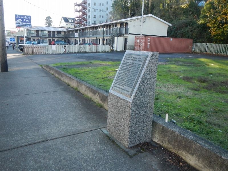 Site of Astoria's First Electric Generating Station Marker image. Click for full size.