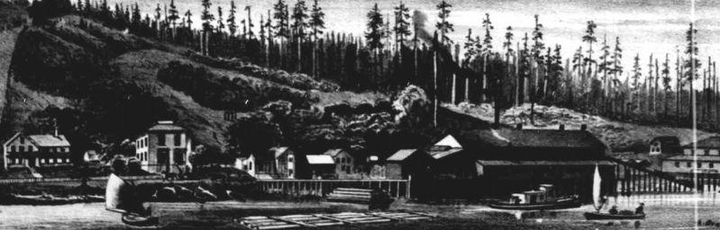 West Shore Mills circa 1883 image. Click for full size.