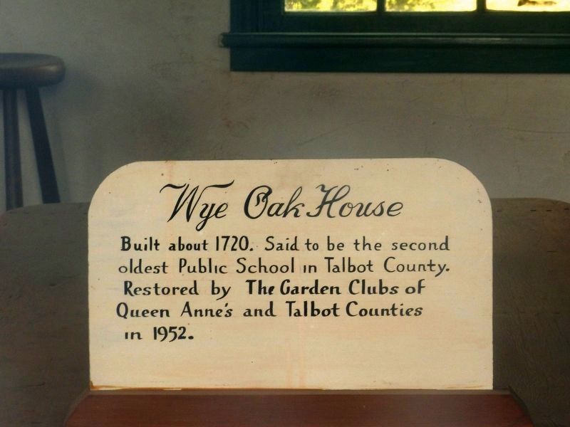 Wye Oak House image. Click for full size.