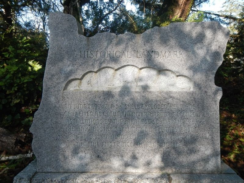 Japanese Bombardment Marker. Click for full size. Japanese Bombardment Marker image. Click for full size.