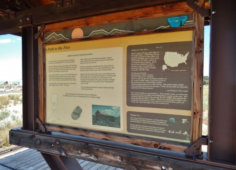 A Path to the Past Marker (<i>wide view</i>) image. Click for full size.