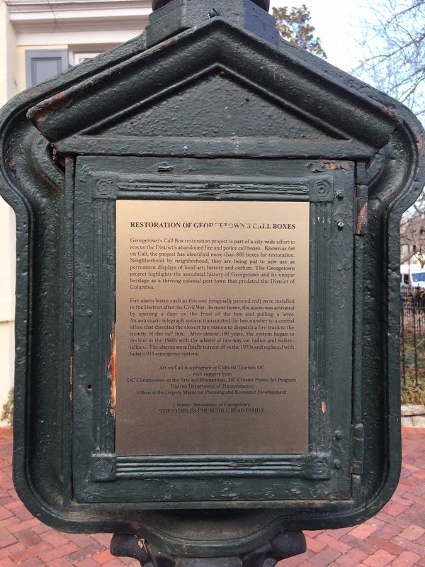 Early African American Georgetown Marker image. Click for full size.
