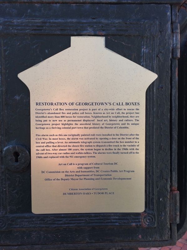 Historic Preservation in Georgetown Marker image. Click for full size.