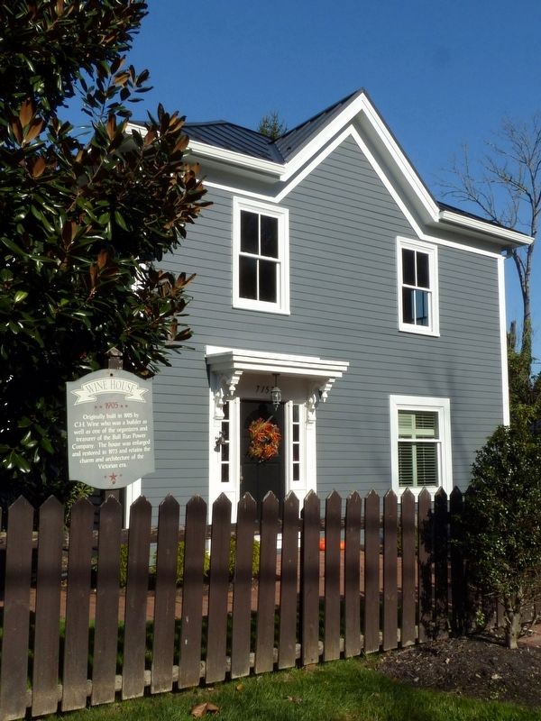 Wine House Marker. Click for full size. Wine House Marker image. Click for full size.