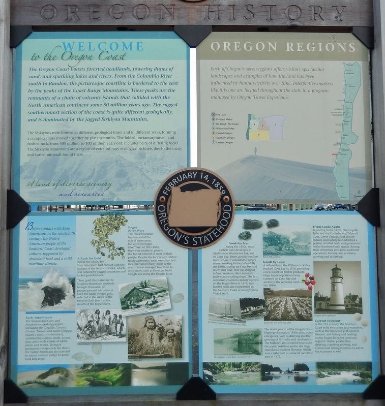 Welcome to the Oregon Coast Marker image. Click for full size.