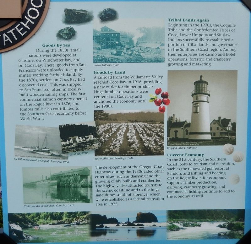 Welcome to the Oregon Coast Marker <i>Panel 4</i>. Click for full size. Welcome to the Oregon Coast Marker <i>Panel 4</i> image. Click for full size.