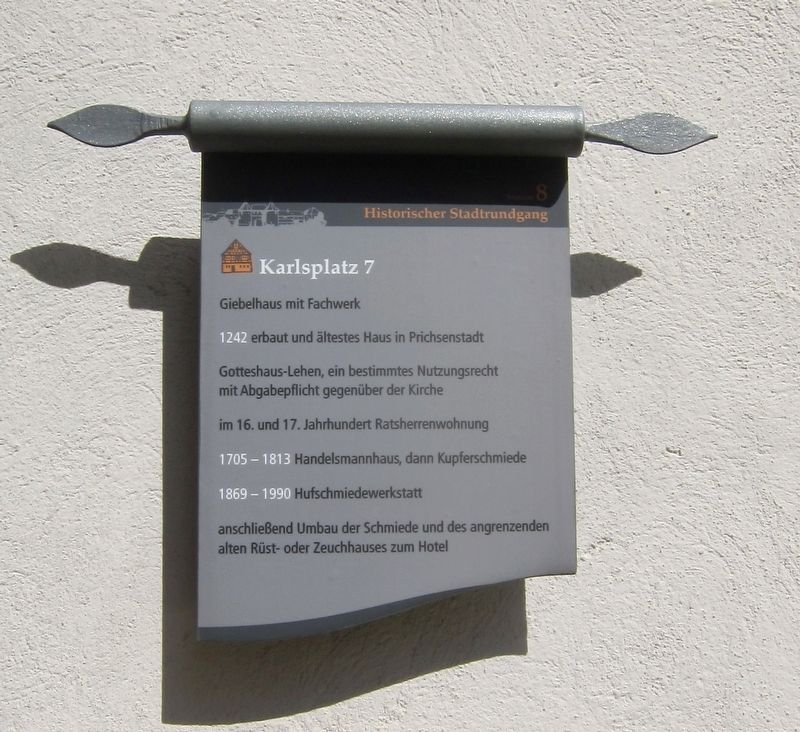 Karlsplatz 7 Marker image. Click for full size.