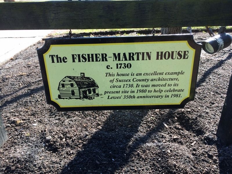 The Fisher-Martin House Marker image. Click for full size.