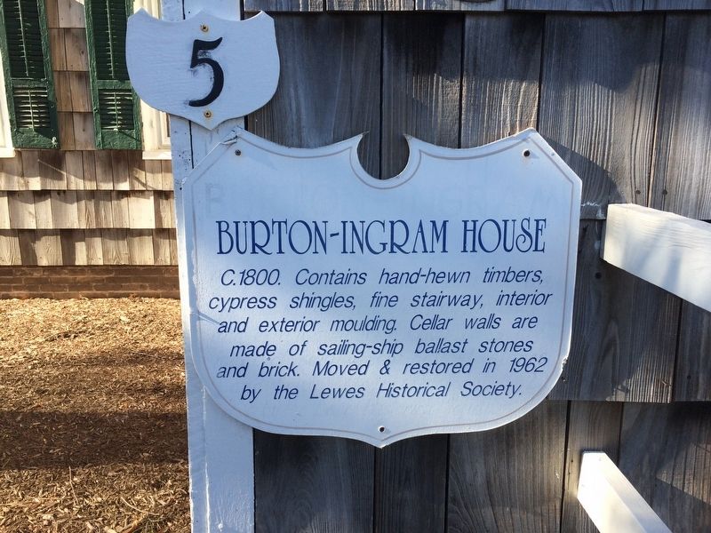 Burton-Ingram House Marker image. Click for full size.
