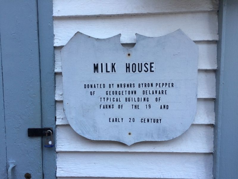 Milk House Marker. Click for full size. Milk House Marker image. Click for full size.