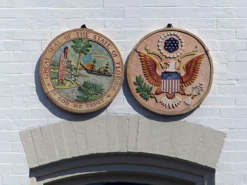 Seals of the State of Florida and the United States image. Click for full size.