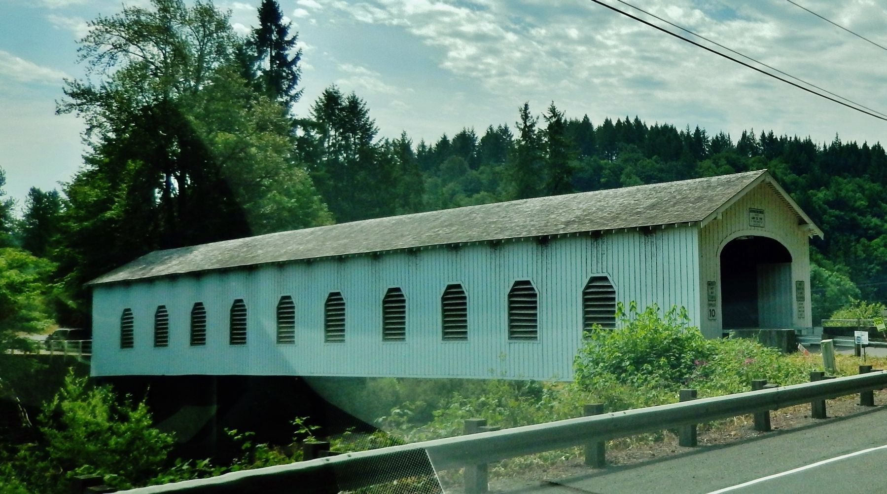 Goodpasture Bridge (<i>north side view</i>) image. Click for full size.
