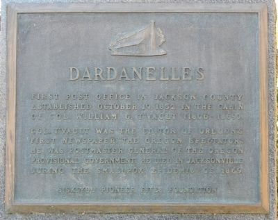 Dardanelles Marker. Click for full size. Dardanelles Marker image. Click for full size.