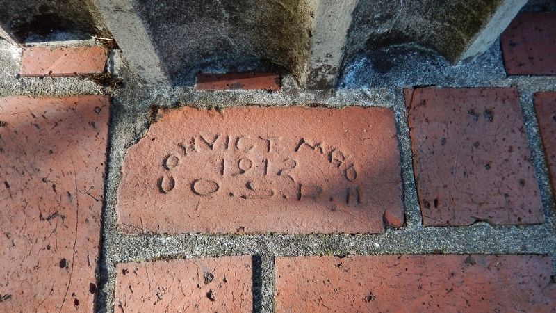 Oregon State Penetentiary, Convict Made Brick, 1912 image. Click for full size.