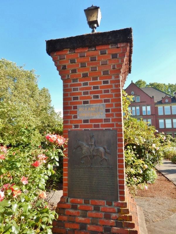 Willamette University College of Medicine Marker (<i>tall view</i>). Click for full size. Willamette University College of Medicine Marker (<i>tall view</i>) image. Click for full size.