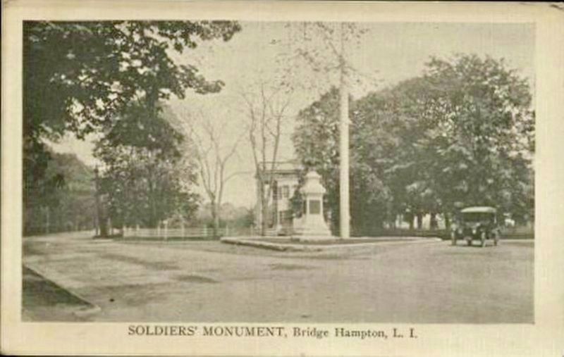 <i> Soldiers' Monument, Bridge Hampton, L.I.</i> image. Click for full size.