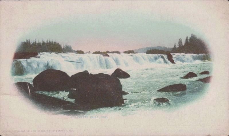 <i>Willamette Falls, Ore.</i> image. Click for full size.